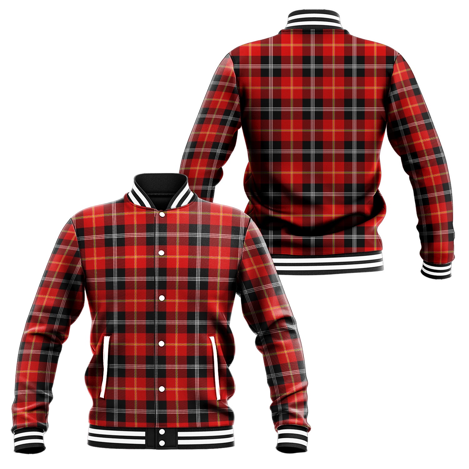 Majoribanks Tartan Baseball Jacket Unisex - Tartan Vibes Clothing