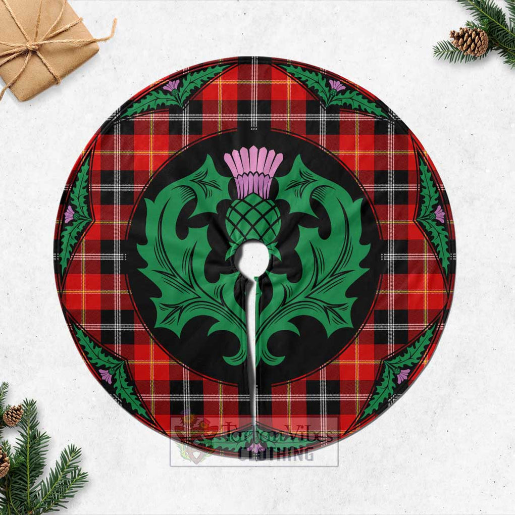 Majoribanks Tartan Christmas Tree Skirt Scottish Thistle Style Casual Tree Skirts - Tartan Vibes Clothing