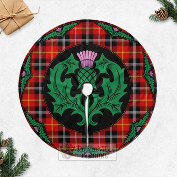 Majoribanks Tartan Christmas Tree Skirt Scottish Thistle Style Casual Tree Skirts - Tartan Vibes Clothing