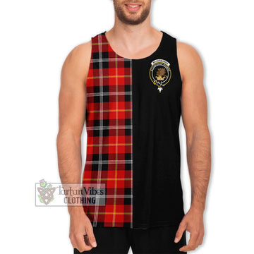 Majoribanks Tartan Men's Tank Top with Family Crest and Half Of Me Style Men - Tartan Vibes Clothing