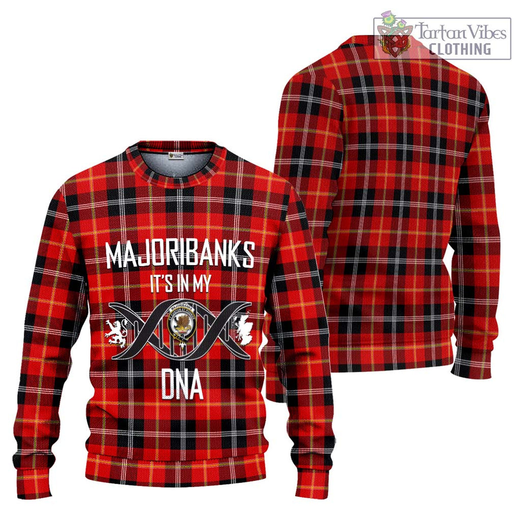 Majoribanks Tartan Ugly Sweater with Family Crest DNA In Me Style Unisex - Tartan Vibes Clothing
