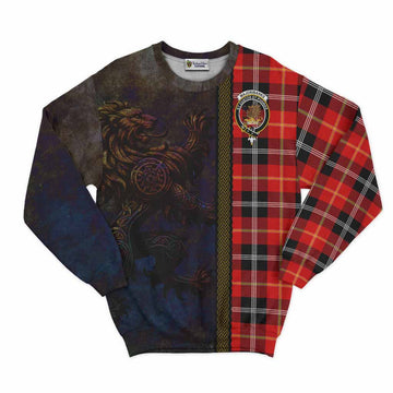 Majoribanks Tartan Family Crest Sweatshirt Alba Gu Brath Be Brave Lion Ancient Style Unisex - Tartan Vibes Clothing