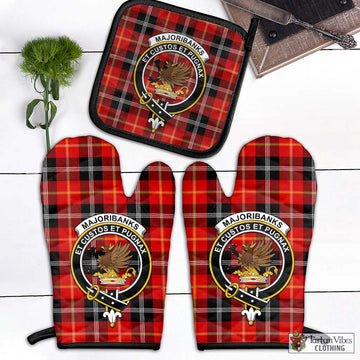 Majoribanks Tartan Combo Oven Mitt & Pot-Holder with Family Crest - Tartan Vibes Clothing