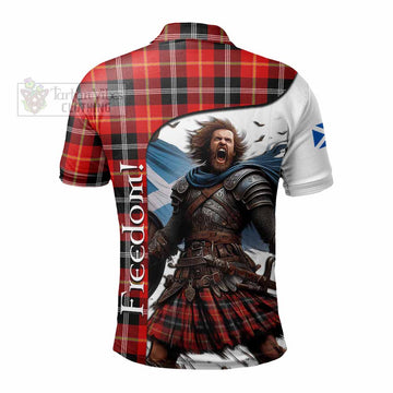 Tartan Vibes Clothing Majoribanks Crest Tartan Polo Shirt Inspired by the Freedom of Scottish Warrior