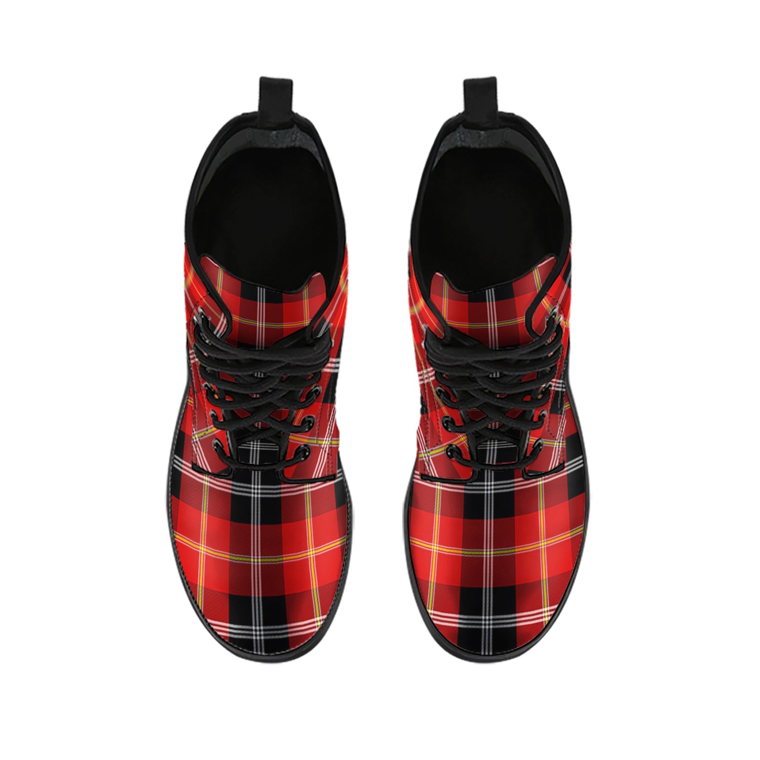 Majoribanks Tartan Leather Boots - Tartan Vibes Clothing