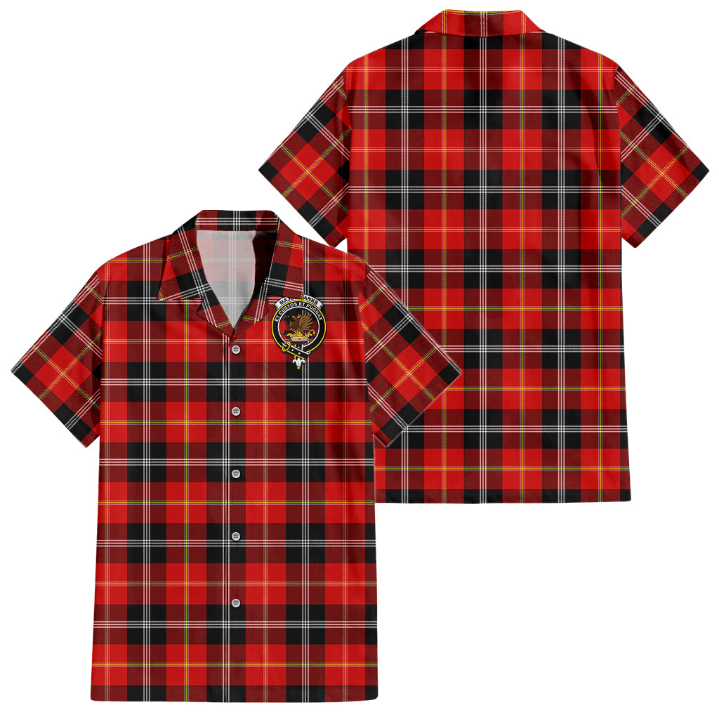 Majoribanks Tartan Hawaiian Shirt with Family Crest - Tartan Vibes Clothing