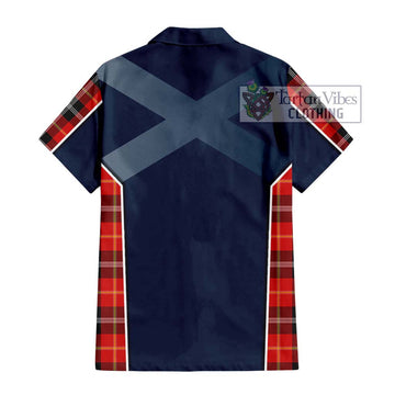 Majoribanks Tartan Hawaiian Shirt with Family Crest and Lion Rampant Vibes Sport Style - Tartan Vibes Clothing