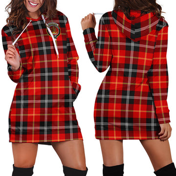 Majoribanks Tartan Hoodie Dress with Family Crest - Tartan Vibes Clothing