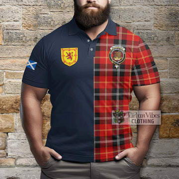 Majoribanks Tartan Polo Shirt Alba with Scottish Lion Royal Arm Half Style - Tartan Vibes Clothing