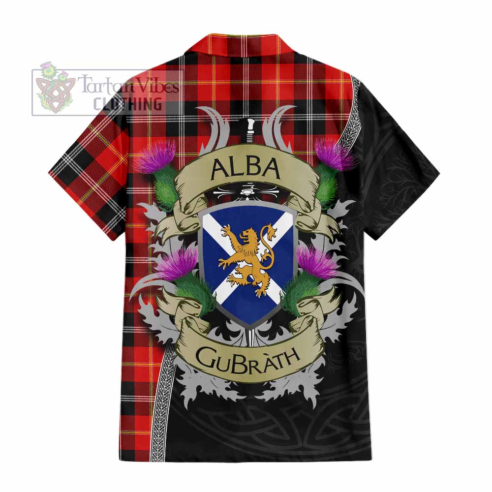 Majoribanks Tartan Family Crest Hawaiian Shirt Lion Rampant Royal Thistle Shield Celtic Inspired - Tartan Vibes Clothing