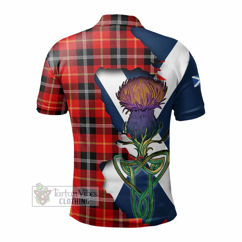 Majoribanks Tartan Family Crest Polo Shirt Scottish Thistle Celtic Inspired - Tartan Vibes Clothing