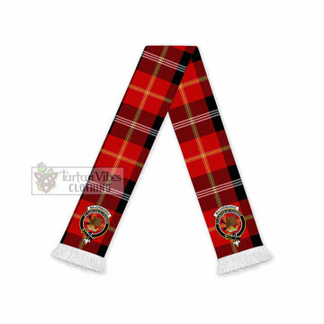 Tartan Vibes Clothing Majoribanks Tartan Ruffneck Scarf with Family Crest