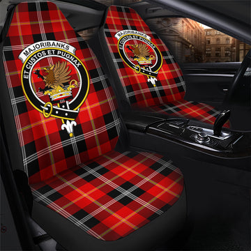 Majoribanks Tartan Car Seat Cover with Family Crest - Tartan Vibes Clothing