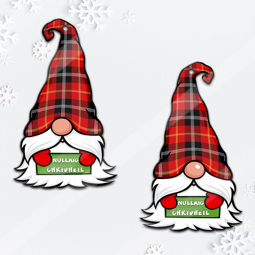 Majoribanks Gnome Christmas Ornament with His Tartan Christmas Hat - Tartan Vibes Clothing