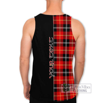 Majoribanks Tartan Men's Tank Top with Family Crest and Half Of Me Style - Tartan Vibes Clothing
