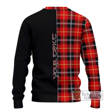 Majoribanks Tartan Ugly Sweater with Family Crest and Half Of Me Style - Tartan Vibes Clothing
