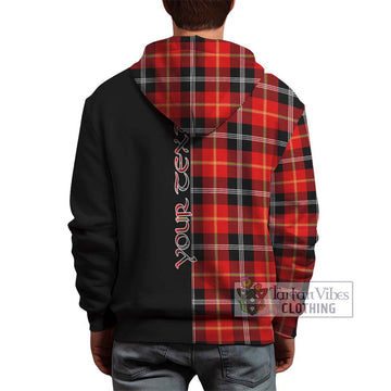 Majoribanks Tartan Hoodie with Family Crest and Half Of Me Style - Tartan Vibes Clothing