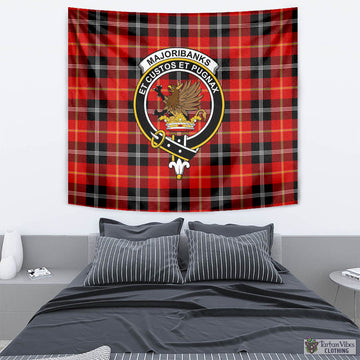 Majoribanks Tartan Tapestry Wall Hanging and Home Decor for Room with Family Crest - Tartan Vibes Clothing