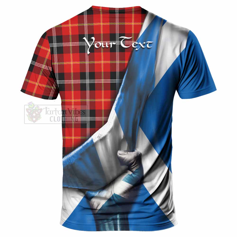 Tartan Vibes Clothing Majoribanks Tartan T-Shirt with Family Crest Scotland Patriotic Style