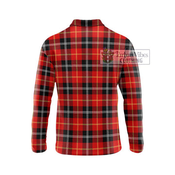 Majoribanks Tartan Long Sleeve Polo Shirt with Family Crest DNA In Me Style - Tartan Vibes Clothing