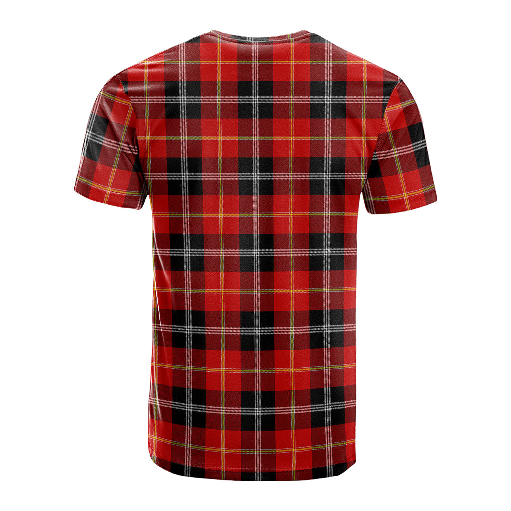 Majoribanks Tartan T-Shirt with Family Crest - Tartan Vibes Clothing
