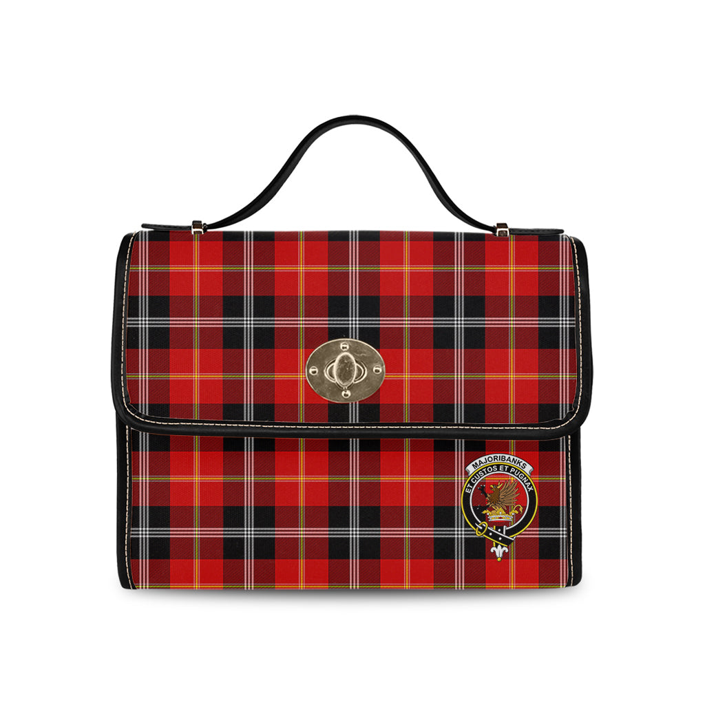 majoribanks-tartan-leather-strap-waterproof-canvas-bag-with-family-crest