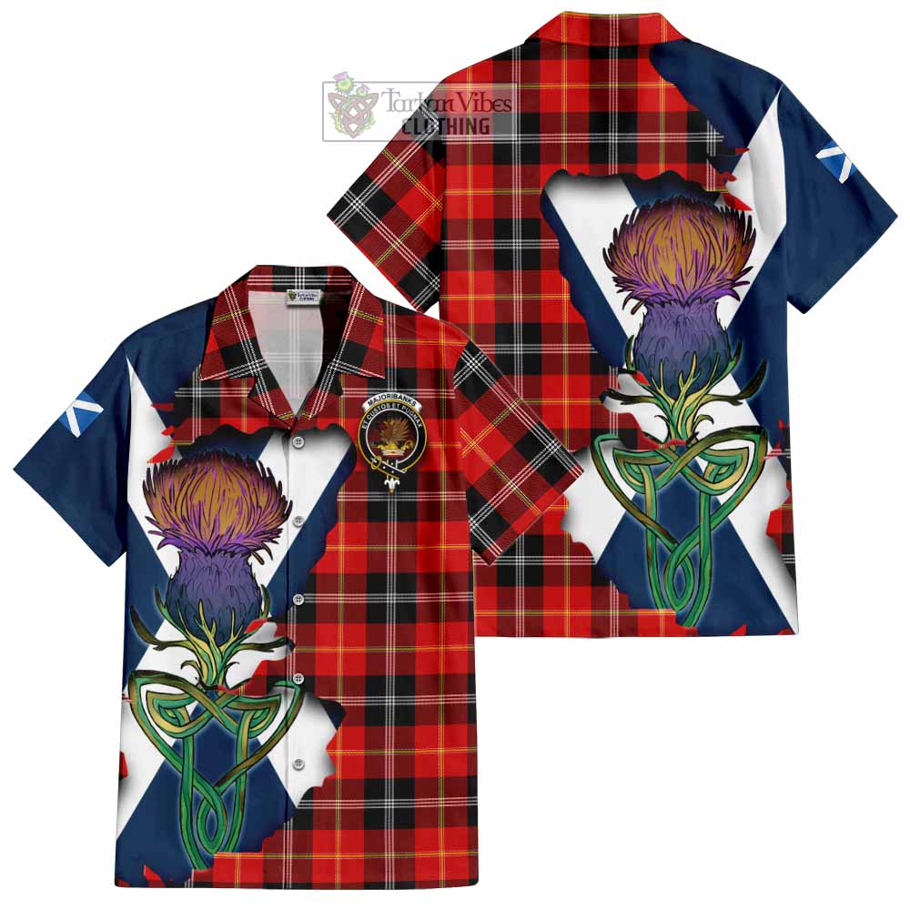 Majoribanks Tartan Family Crest Hawaiian Shirt Scottish Thistle Celtic Inspired - Tartan Vibes Clothing