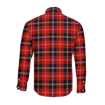 Majoribanks Tartan Long Sleeve Button Up Shirt with Family Crest - Tartan Vibes Clothing