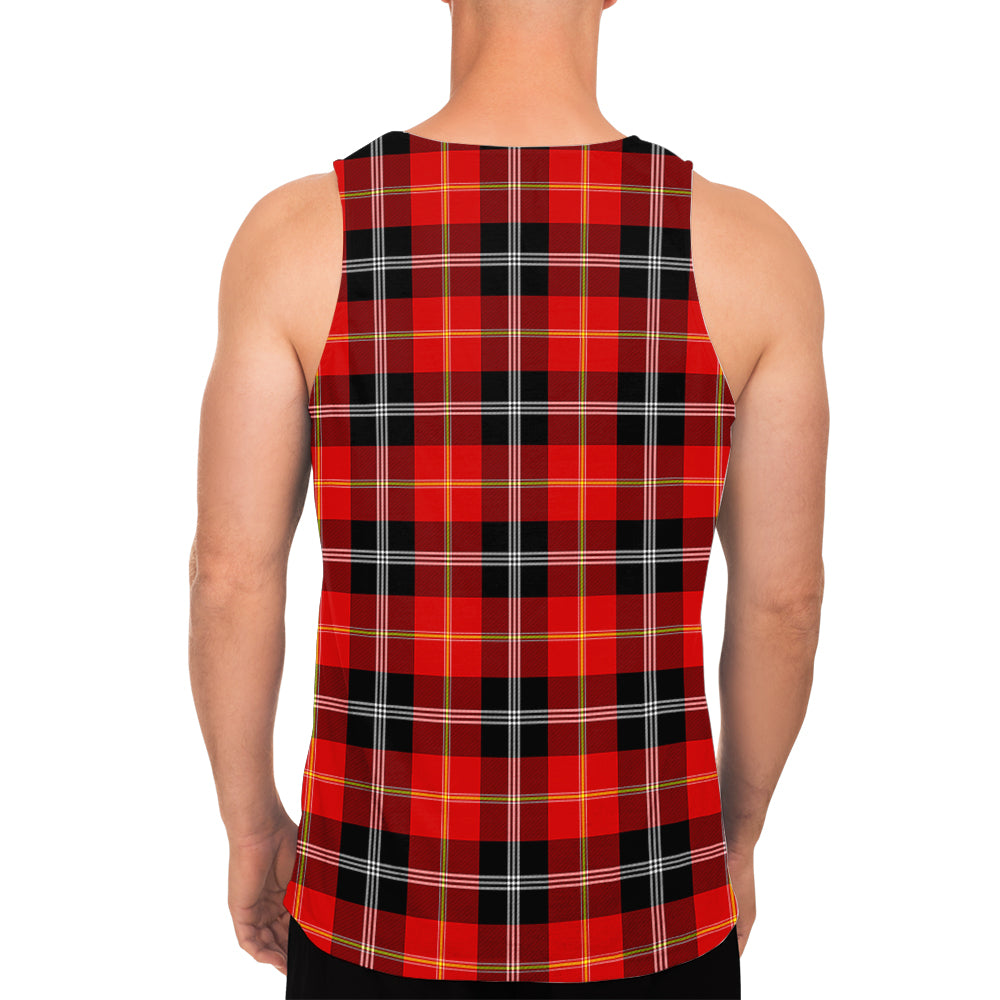 Majoribanks Tartan Mens Tank Top with Family Crest - Tartan Vibes Clothing