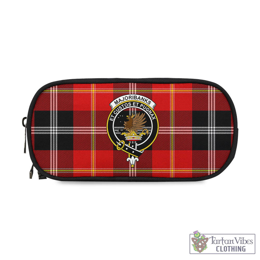 Majoribanks Tartan Pen and Pencil Case with Family Crest - Tartan Vibes Clothing