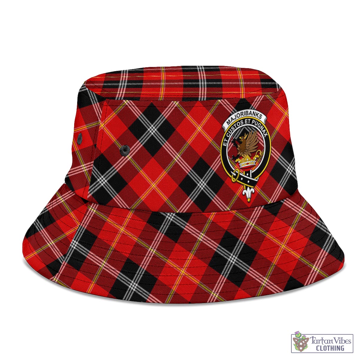 Majoribanks Tartan Bucket Hat with Family Crest - Tartan Vibes Clothing
