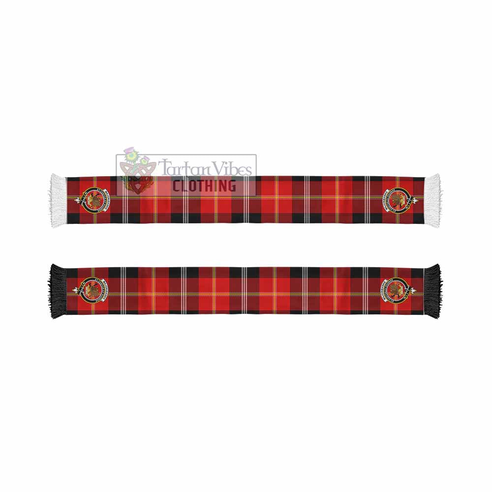 Majoribanks Tartan Ruffneck Scarf with Family Crest - Tartan Vibes Clothing