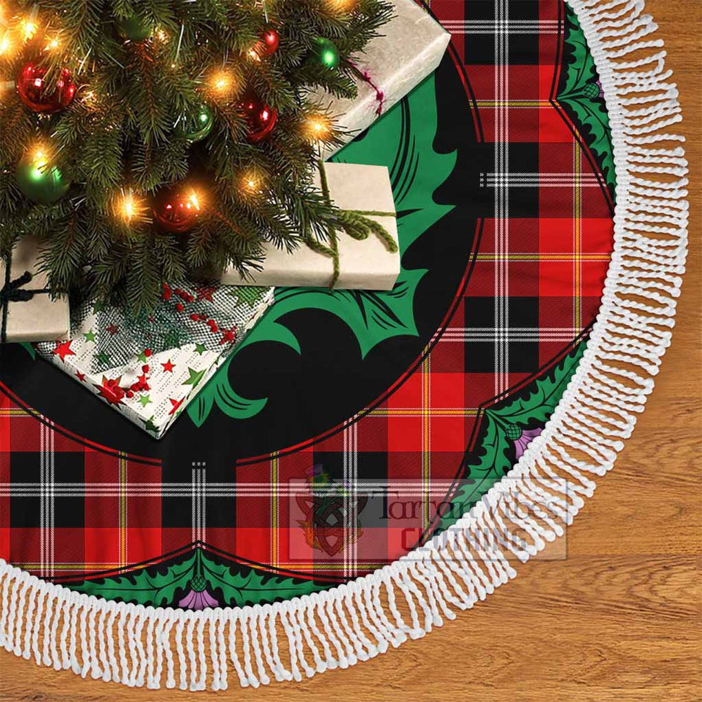 Majoribanks Tartan Christmas Tree Skirt Scottish Thistle Style - Tartan Vibes Clothing