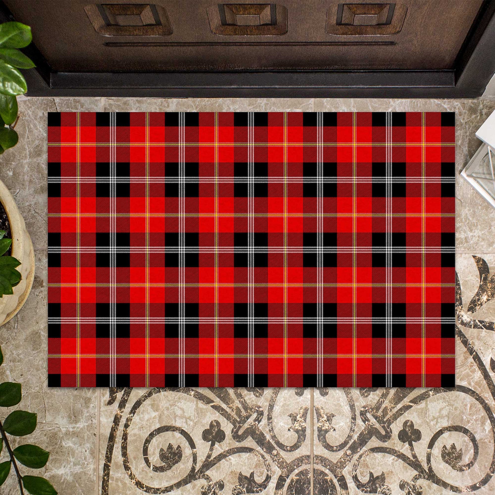 Majoribanks Tartan Rubber Doormat - Tartan Vibes Clothing