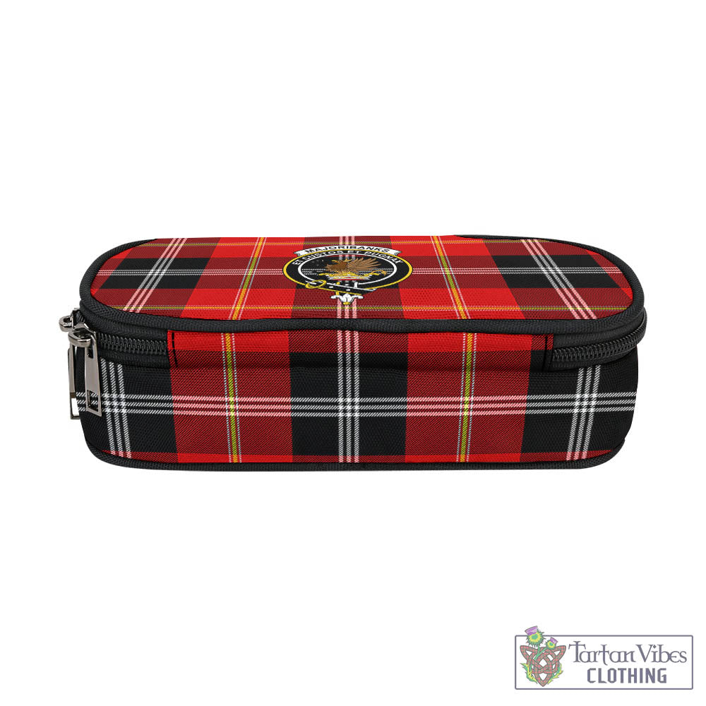 Majoribanks Tartan Pen and Pencil Case with Family Crest - Tartan Vibes Clothing