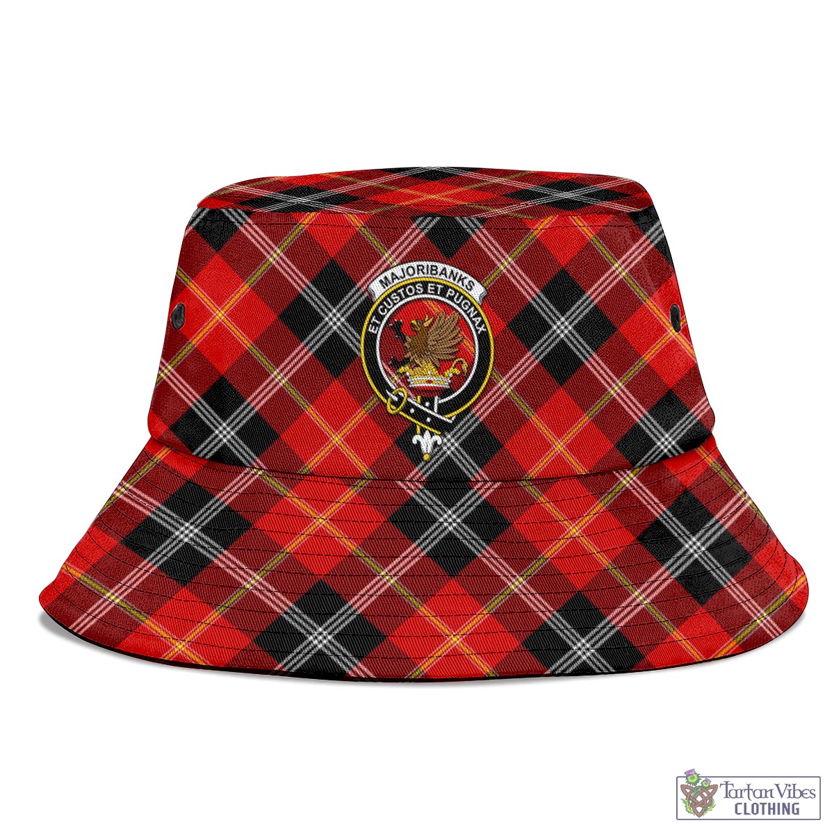 Majoribanks Tartan Bucket Hat with Family Crest - Tartan Vibes Clothing