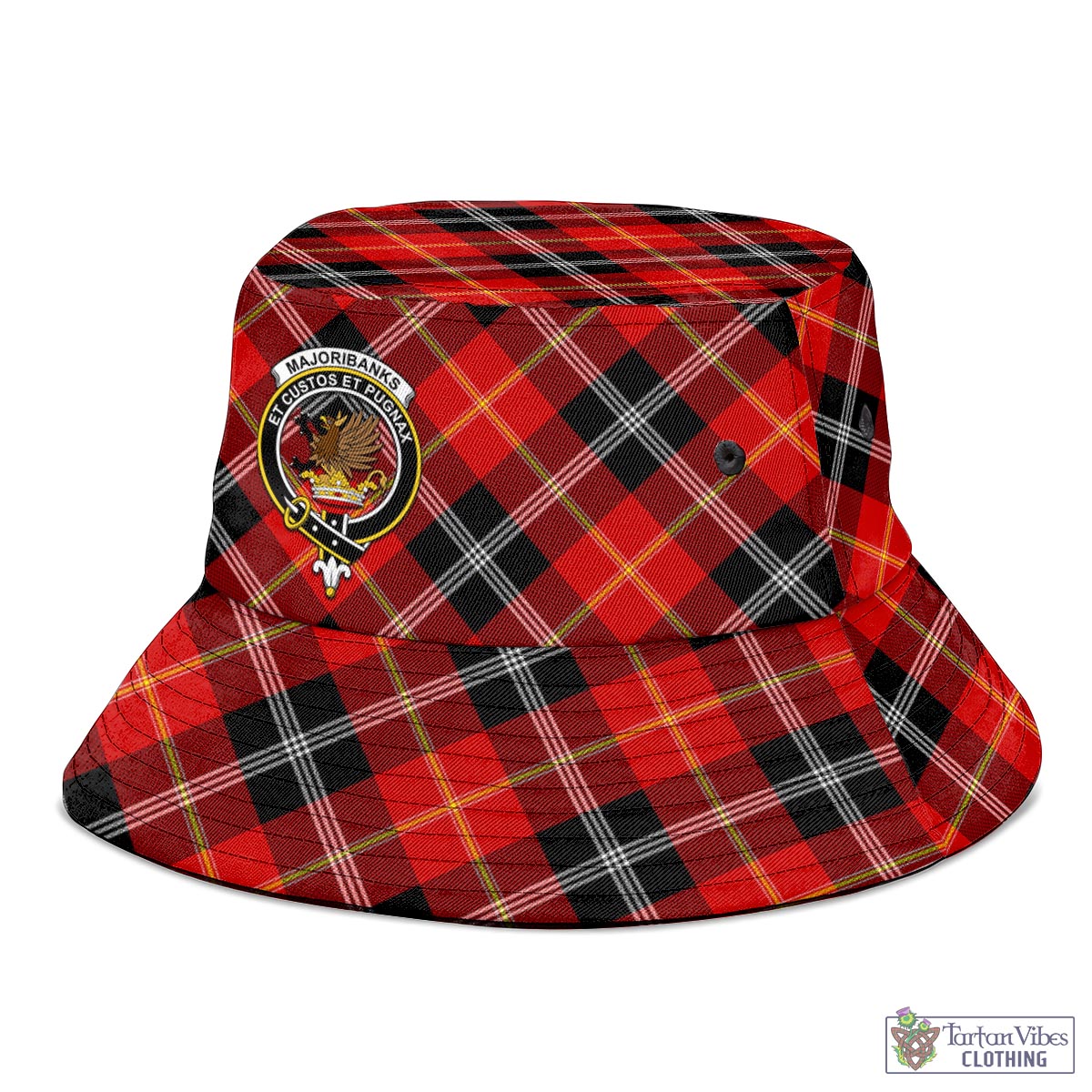 Majoribanks Tartan Bucket Hat with Family Crest - Tartan Vibes Clothing