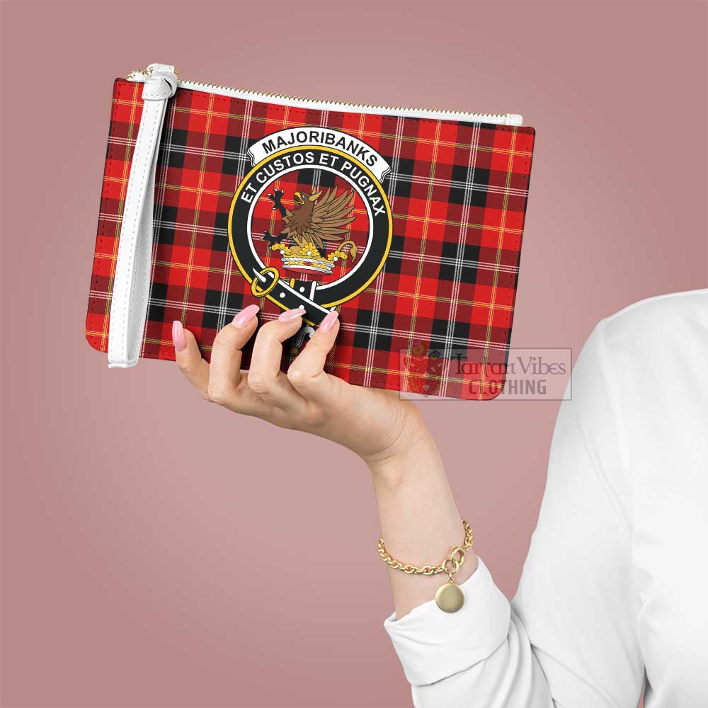Tartan Vibes Clothing Majoribanks Family Crest Tartan Clutch Bag
