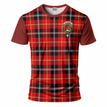 Majoribanks Tartan Accent T-Shirt with Family Crest