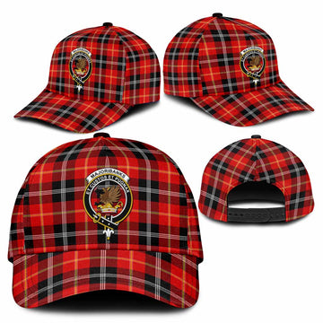 Majoribanks Tartan Classic Cap with Family Crest