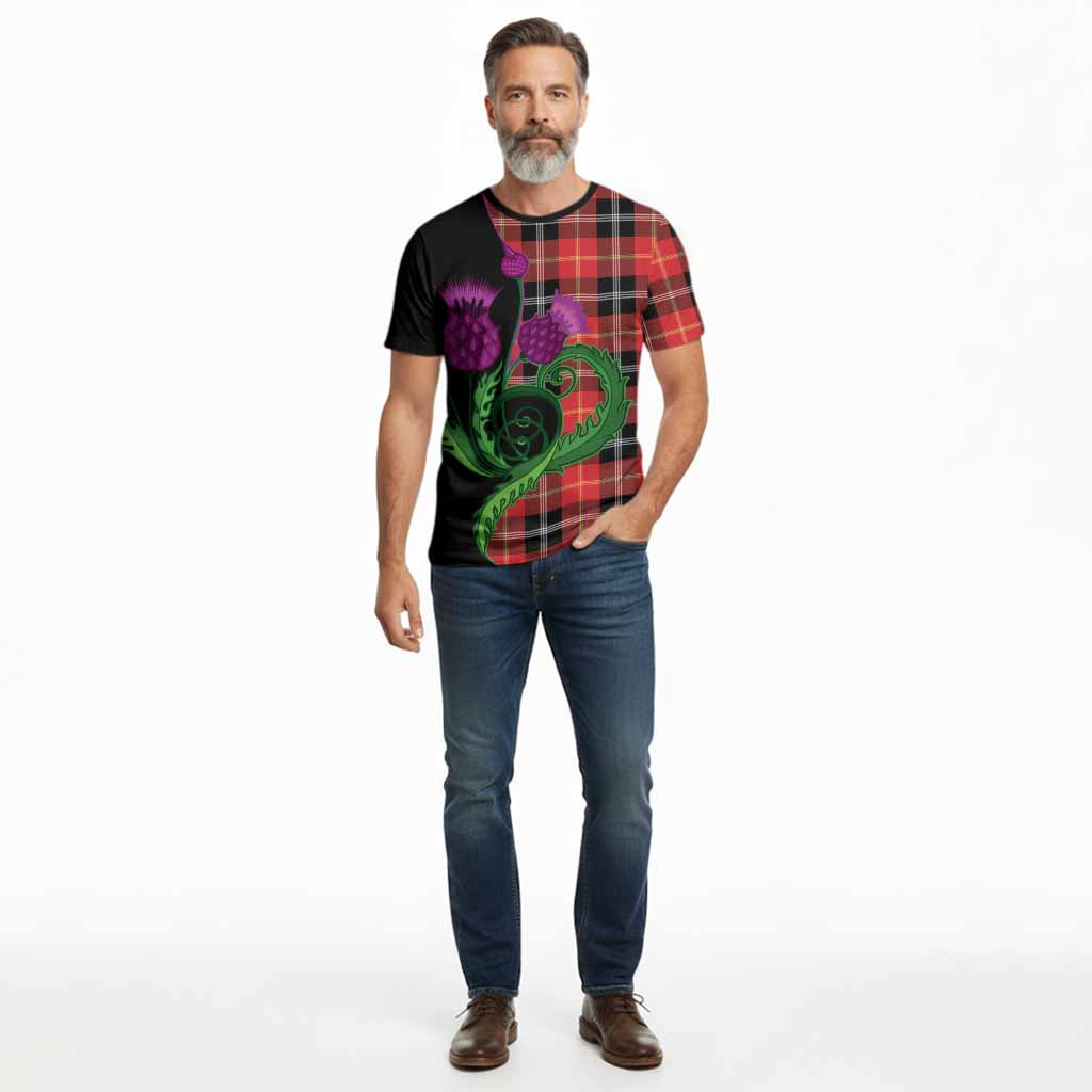 Majoribanks Tartan Cotton T-shirt Traditional Scottish Thistle