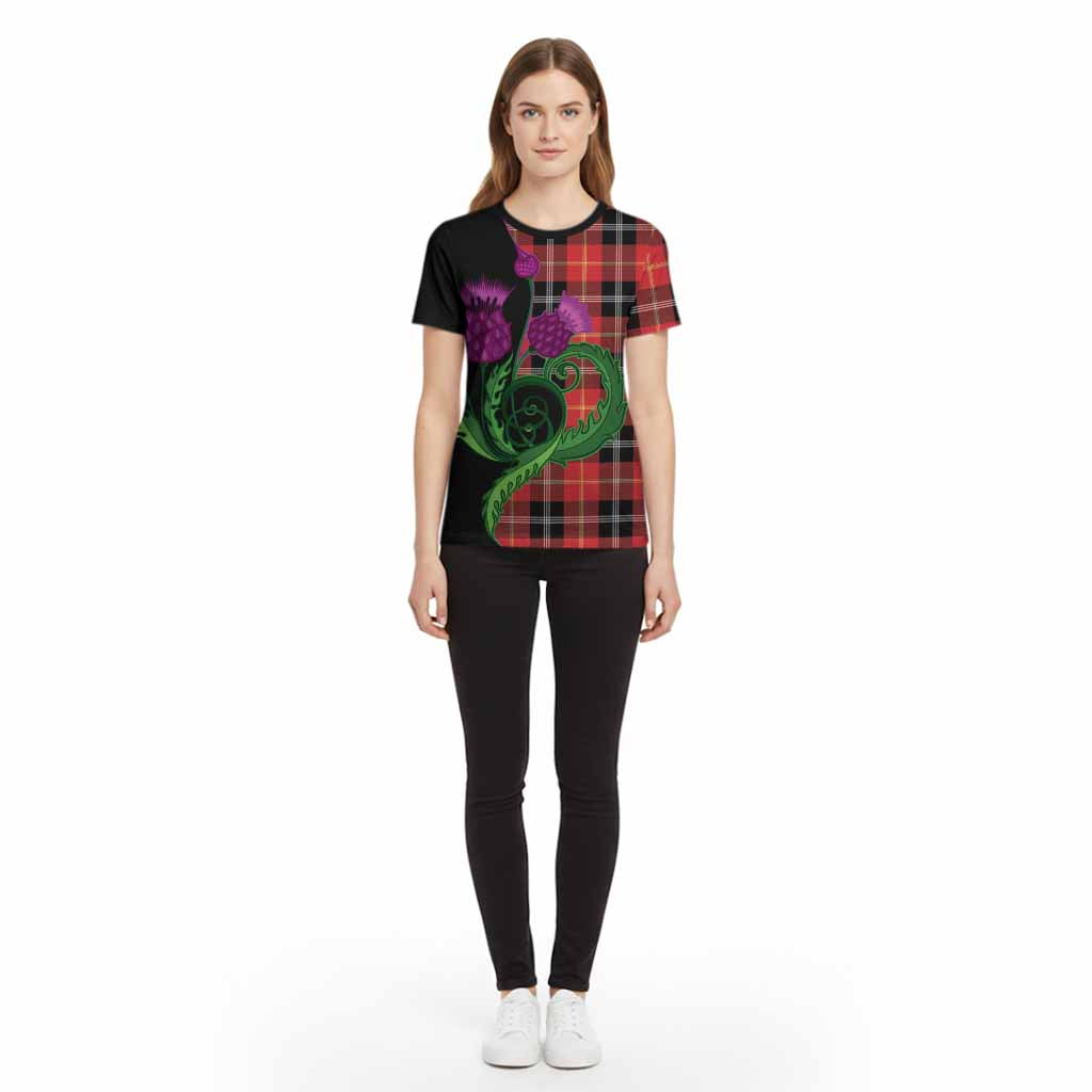 Majoribanks Tartan Cotton T-shirt Traditional Scottish Thistle
