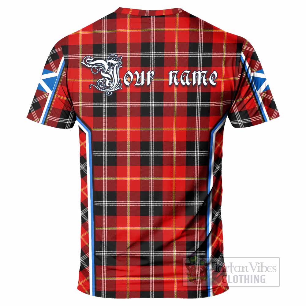 Majoribanks Tartan Crest T-shirt Scotland Coat of Arm Flag Style - Tartan Vibes Clothing