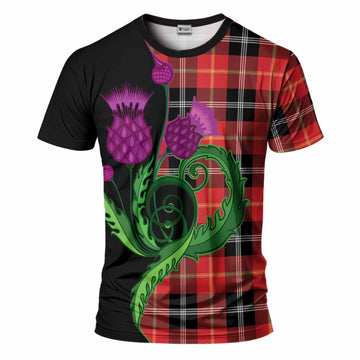 Majoribanks Tartan T-Shirt Traditional Scottish Thistle