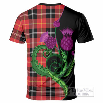 Majoribanks Tartan T-Shirt Traditional Scottish Thistle