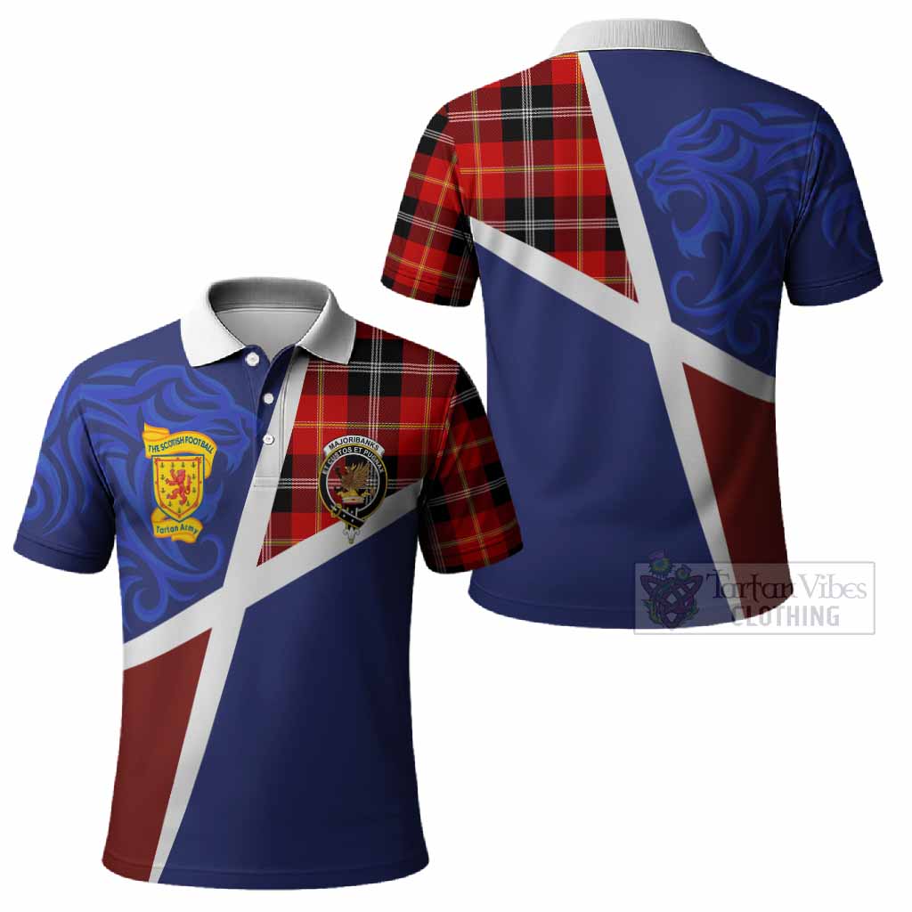Majoribanks The Scottish Football Crest Polo Shirt Lion-Tartan Army