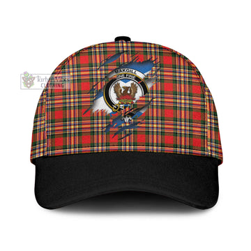 Tartan Vibes Clothing MakGill Modern Tartan Classic Cap with Family Crest In Me Style
