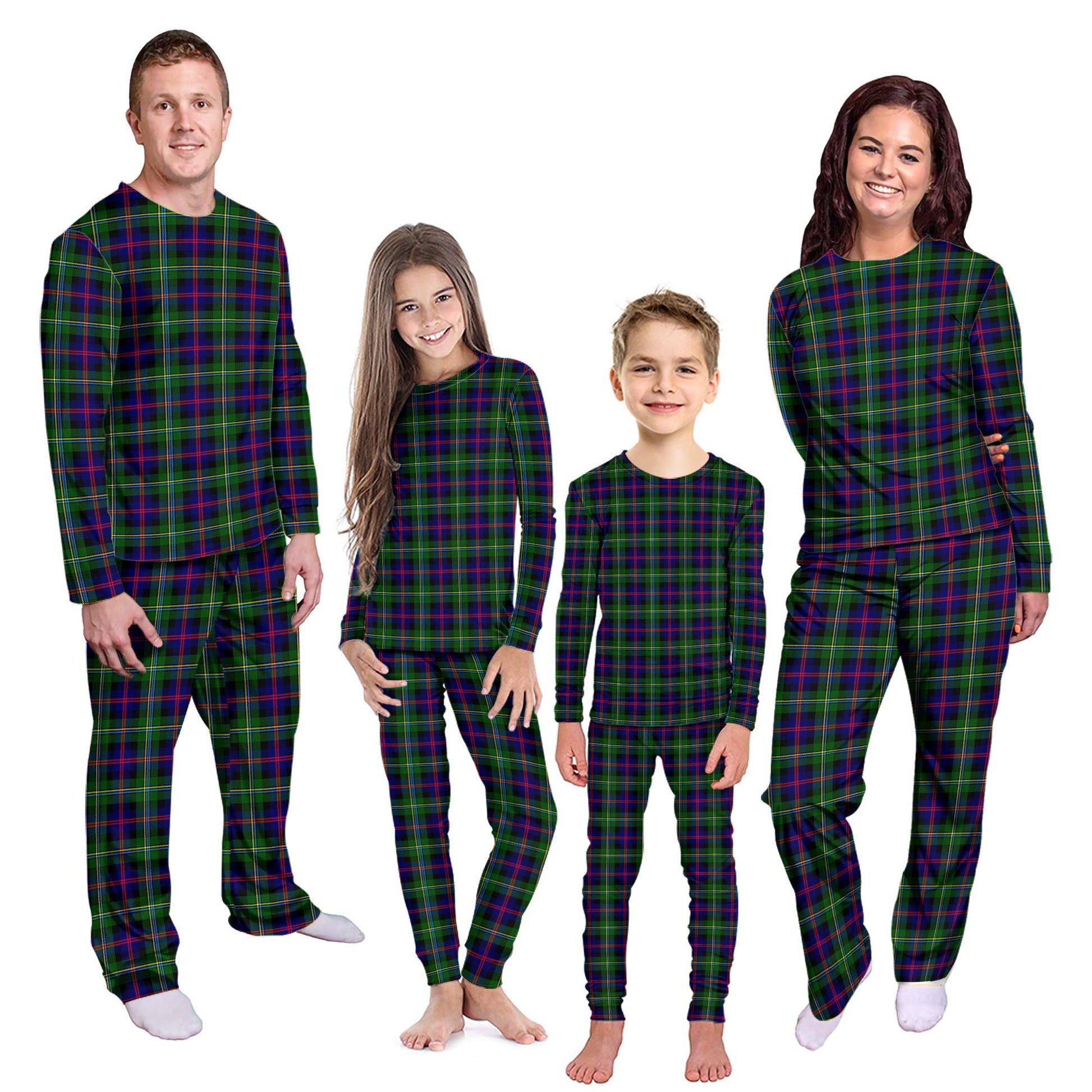 Malcolm Tartan Pajamas Family Set Kid - Tartan Vibes Clothing