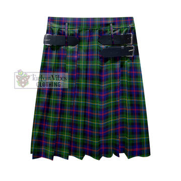 Malcolm Tartan Men's Pleated Skirt - Fashion Casual Retro Scottish Kilt Style
