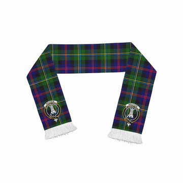 Malcolm Tartan Ruffneck Scarf with Family Crest